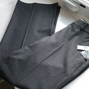 Women’s Theory wide leg dress pants, charcoal